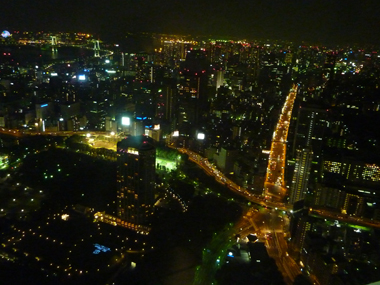 桜田通りの夜景