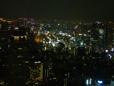 銀座方面の夜景