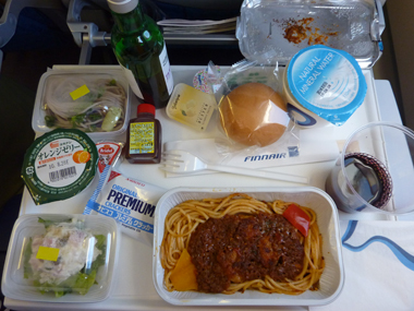 フィンランド航空の機内食