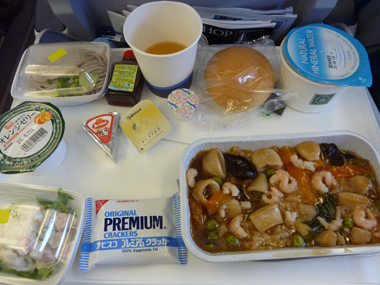 フィンランド航空の機内食