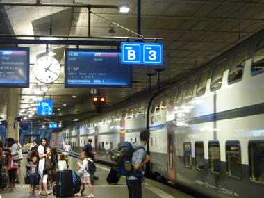 ベルン中央駅構内