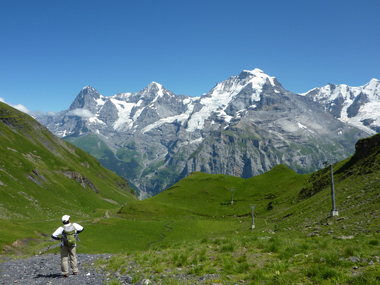 スイスのトレッキング風景