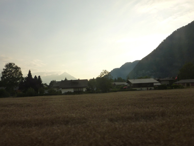 インターラーケンの景色
