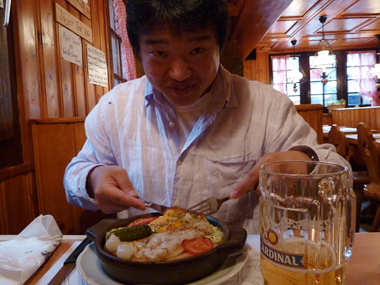 ツェルマット村のレストラン